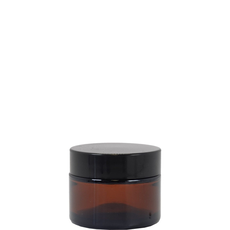 Cosmetic Jar Amber 50ml